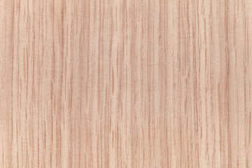 Texture of beige wooden background with striped pattern, closeup. Decorative brown wallpaper with wood effect.