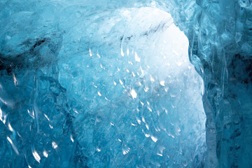 frozen ice cave