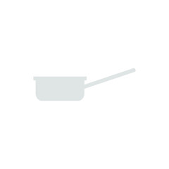 kitchen saucepan on white background