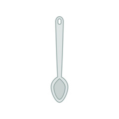 kitchen ladle on white background
