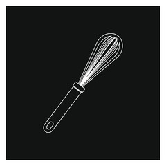 pastry mixer on white background