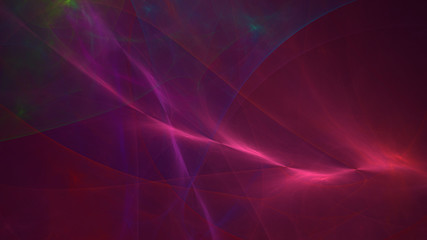 3D rendering abstract fractal light background