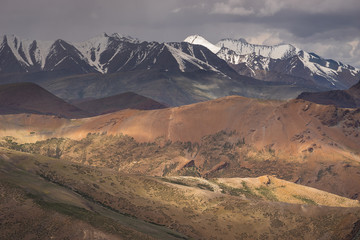 Fototapeta na wymiar Himalaya mountains landscape in Leh Ladakh in summer season, north India