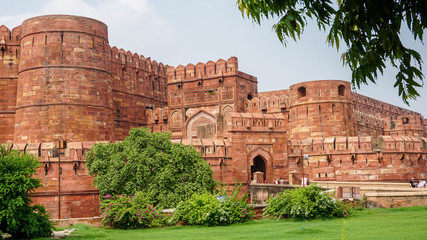 Agra Fort or Red Fort is a fortress in the Indian city of Agra. An important monument of the...