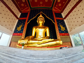 Sitting buddha in Bangkok Thailand - Architecture Photography