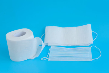 protective face mask made from toilet paper