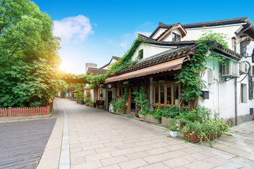 Traditional alley in Hangzhou, China