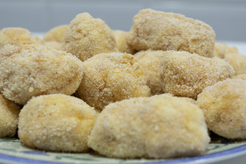 Masa de croquetas formadas