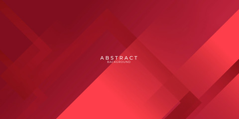  Abstract bright red modern background gradient color. Red maroon and white gradient with stylish line and square decoration suit for presentation design. 