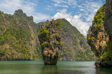 Fototapeta na wymiar James Bond Island in Phang Nga Bay Thailand