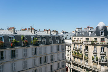 Vue sur les toits de Paris