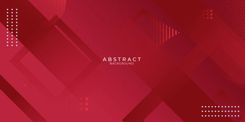 Abstract red background minimal. Red abstract creative overlap digital background, modern landing page concept vector.