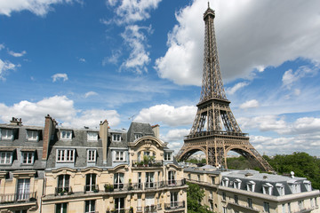 Vue sur la tour Eiffel