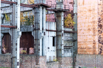 Abandoned construction site of block 5 and 6 of the Chernobyl nuclear power plant