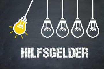Fototapeta premium Hilfsgelder