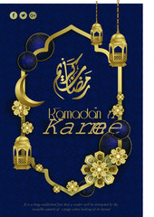 Ramadan Kareem Islamic Poster Design