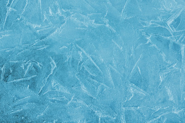 Blue ice. 