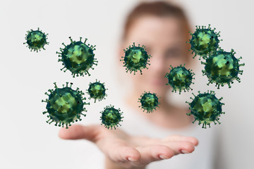 a Concept of 3d virus quarantine.