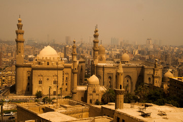 Mosque and city of Cairo 
