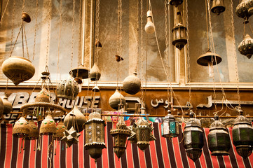 Lamps in market of Cairo