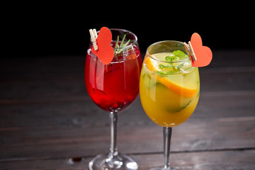 tasty cocktails for Valentine's Day