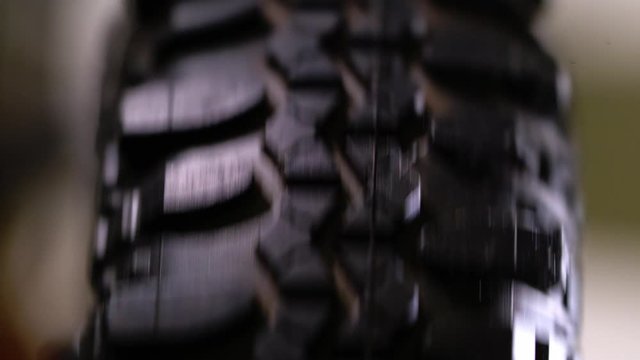 Offroad tires and wheels of rc model suv car