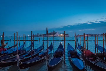 VENICE, VENETO / ITALY - DECEMBER 26 2019: Venice view