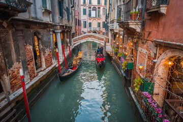 Naklejka na ściany i meble VENICE, VENETO / ITALY - DECEMBER 26 2019: Venice view