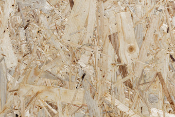 Recycling-Holz-Hintergrund eines OSB-Platte