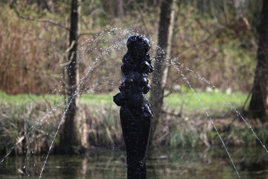 Springbrunnen in Breklum im Park