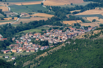 Landscape near Monte Cucco, Marches and Umbria, Italy