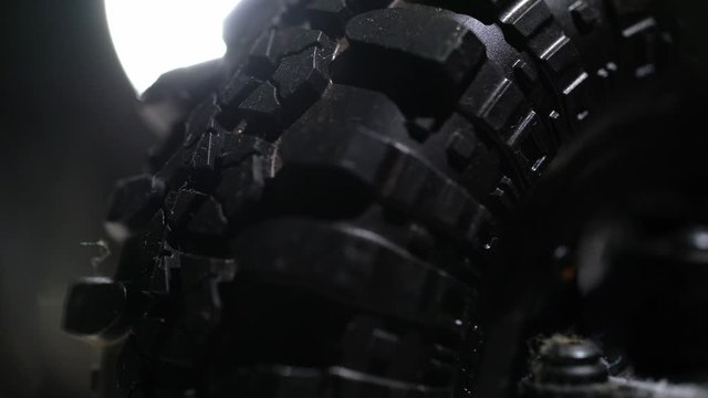Offroad tires and wheels of rc model suv car
