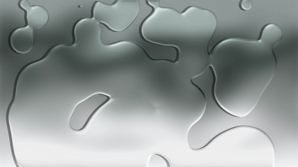 Water with rough edges on the surface. Liquid abstract form.