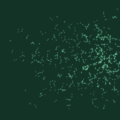 Network Mesh Procedural Art background illustration