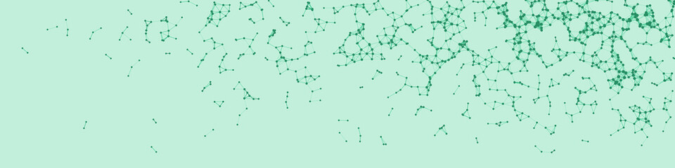 Network Mesh Procedural Art background illustration