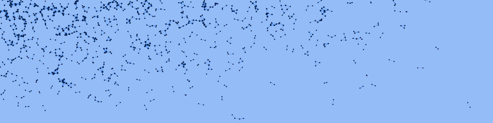 Obraz premium Network Mesh Procedural Art background illustration