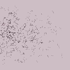 Obraz premium Network Mesh Procedural Art background illustration