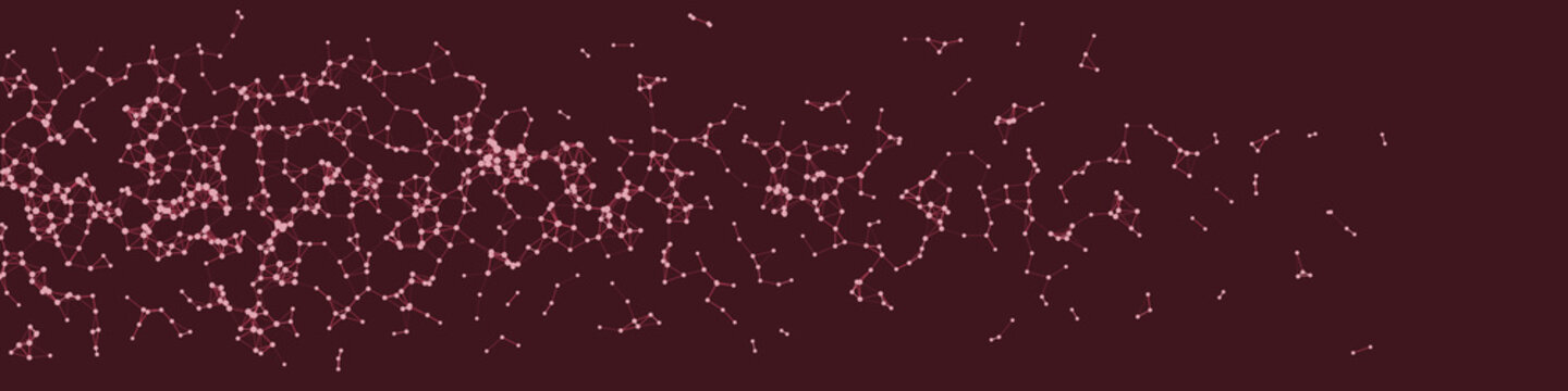 Network Mesh Procedural Art background illustration