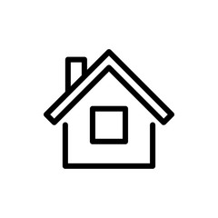 Home Vector Colour With Line Icon Illustration