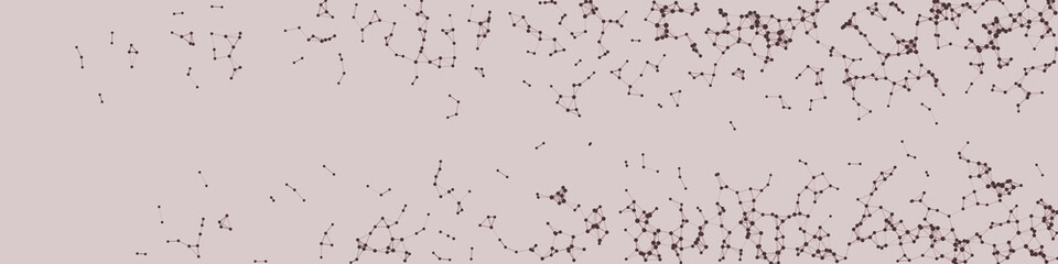 Obraz premium Network Mesh Procedural Art background illustration
