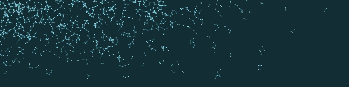 Network Mesh Procedural Art background illustration
