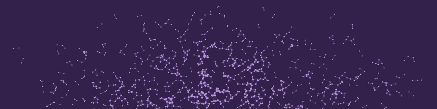 Network Mesh Procedural Art background illustration