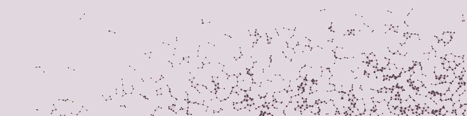 Network Mesh Procedural Art background illustration