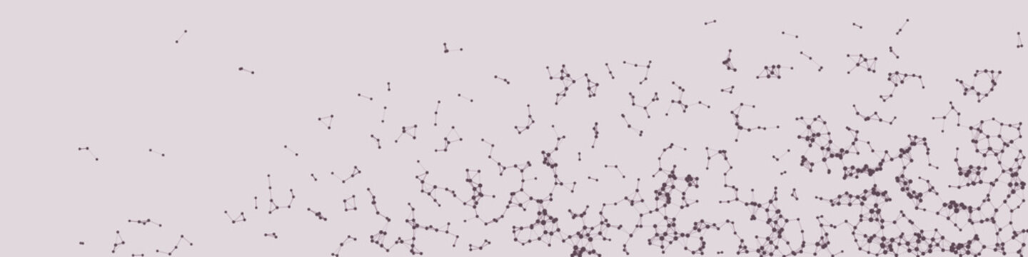Network Mesh Procedural Art background illustration