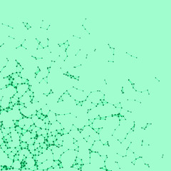 Network Mesh Procedural Art background illustration