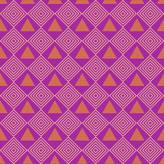 Modern purple wallpaper background geometric texture seamless pattern, vector illustration
