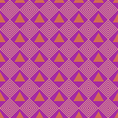 Modern purple wallpaper background geometric texture seamless pattern, vector illustration