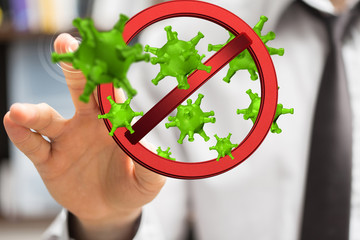Corona Virus Healthcare Concept. Coronavirus protection Pandemic Sars Fever.