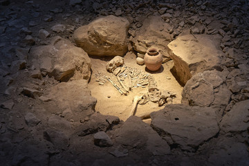 Ancient burial grave in Bahrain