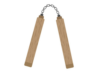 ヌンチャクのイラスト